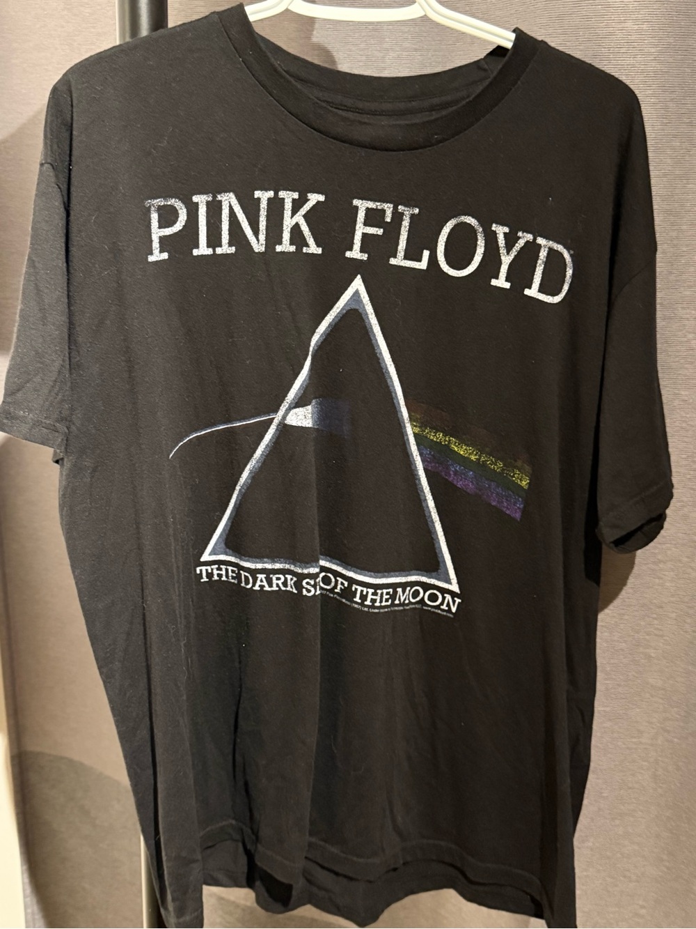 Pink Floyd Black Short Sleeve 'Dark Side of the Moon' Graphic Tee